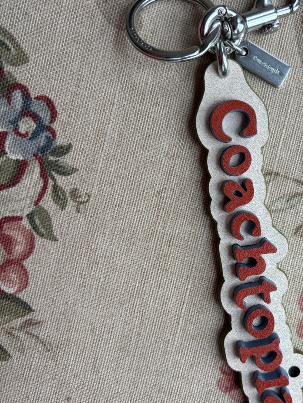 Coachtopia bag charm/key holder